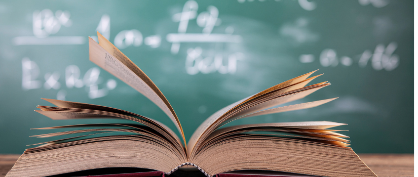 banner of textbook