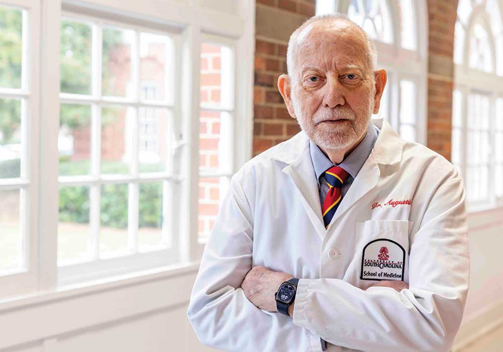 School of Medicine faculty member Jim Augustine at the Columbia medical campus.